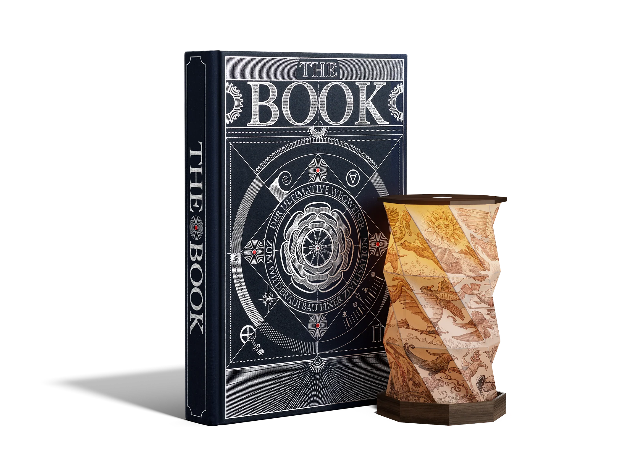 The Explorer Light Set. The Book & Twisted lamp - Image 3