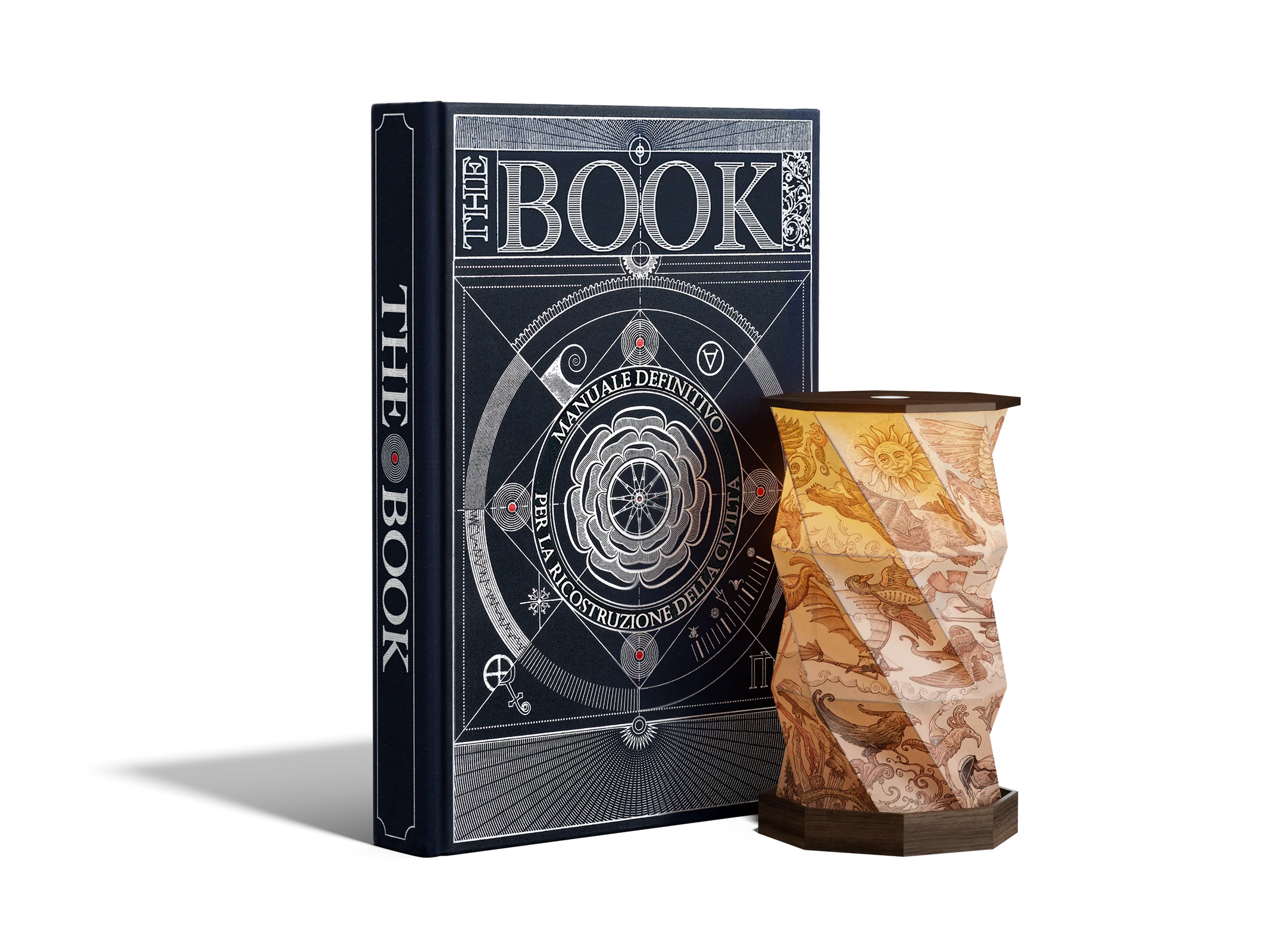 The Explorer Light Set. The Book & Twisted lamp - Image 4