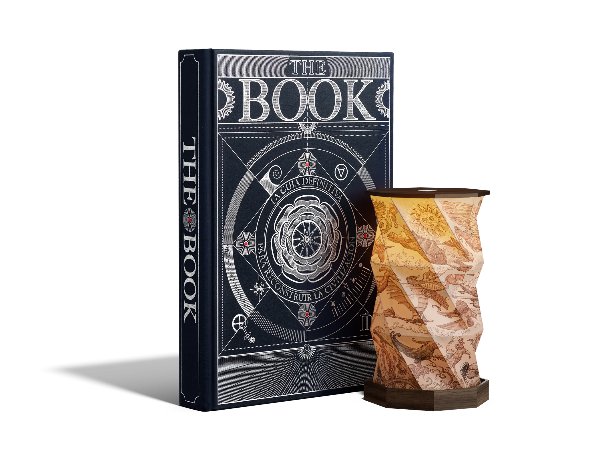 The Explorer Light Set. The Book & Twisted lamp - Image 5